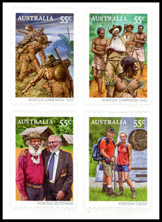 Kokoda booklet stamps