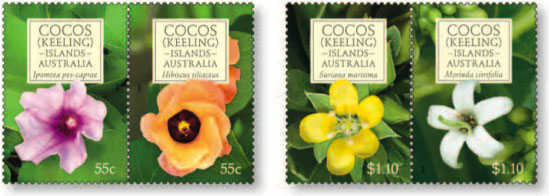 55c and $1.10 stamps