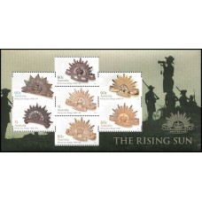 Australia: Rising Sun Semi-Imperforate Miniature Sheet