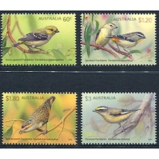 Australia: Pardalotes Set of Gummed Stamps