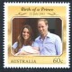 Australia: Royal Baby Birth Gummed Stamp
