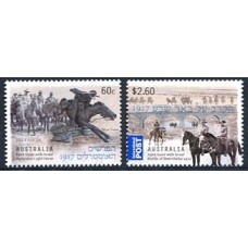 Australia: Battle of Beersheba Set of Gummed Stamps
