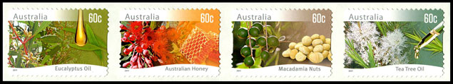 Farming Australia: Native Plants coil stamps