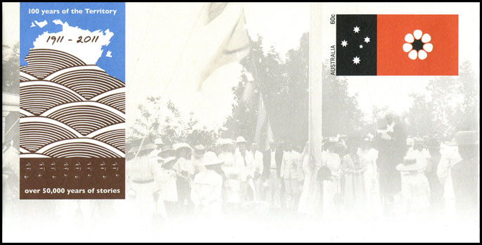 100 Years of the Northern Territory prepaid envelope