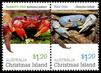 Christmas Island Crabs $1.20 stamps