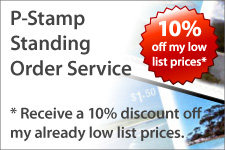 Personalised stamp service.